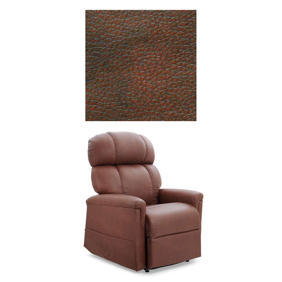 Golden Tech PR545 Recliner with Assisted Lift - Twilight & MaxiComfort Positioning - Chestnut